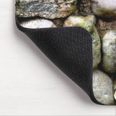 Distressed Rocks stenen veldsteen patroon Muismat (Hoek)