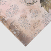 Distressed Roze  Geïnspireerd Bloemen Decoupage Tissuepapier (Detail)