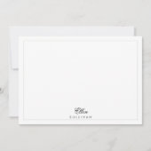 Distressed  Rozen op Mint Notitiekaartje (Voorkant)