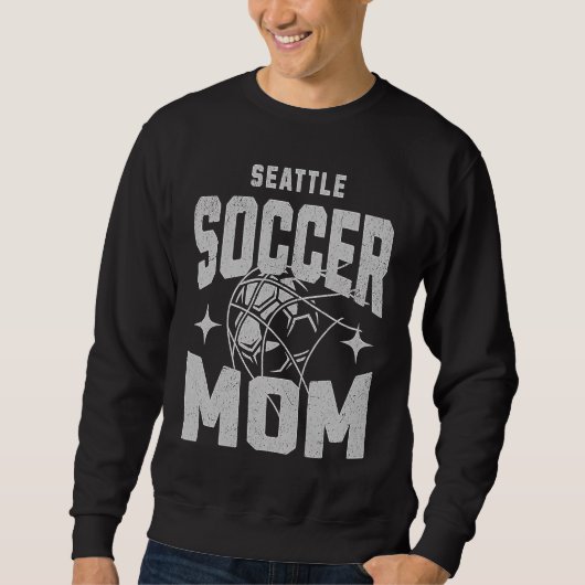 Distressed Soccer Mom Seattle Washington Trui (Voorkant)