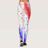 DISTRESSED STARS AND STRIPES USA LEGGINGS (Achterkant)
