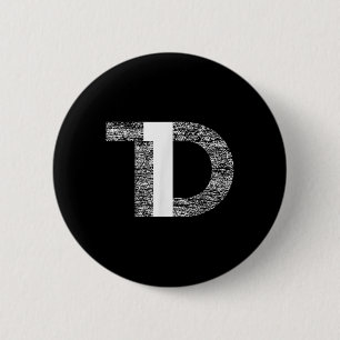 Distressed T1D Type One Diabetes Awareness Ronde Button 5,7 Cm