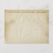 Distressed Threaded Blank Antiek Geïnspireerd Briefkaart (Voorkant)