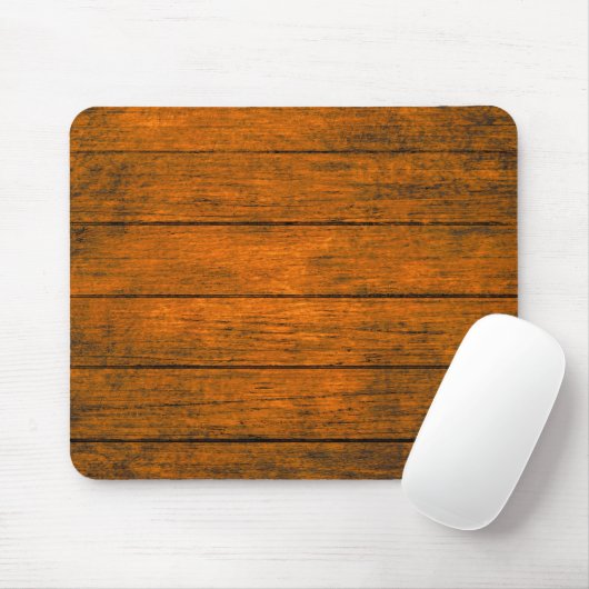 Distressed Wood Grain Muismat (Met muis)