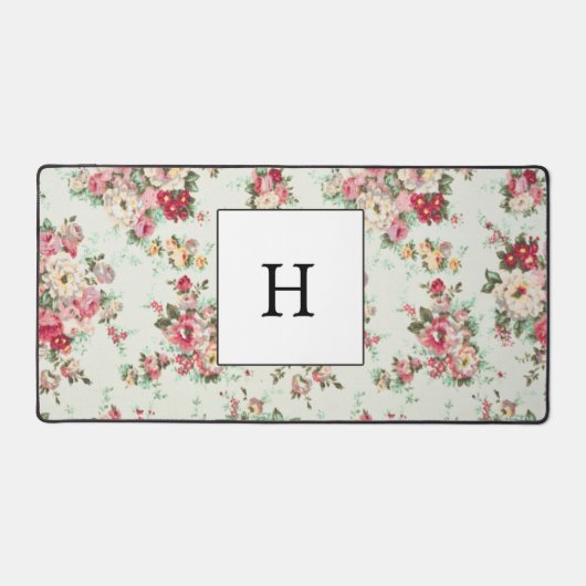 Distributeur d'eau élégant Fleurs Monogrammées (Recto)