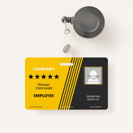 Distributor Badge (Voorkant met intrekbare)