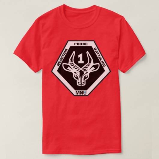 District 9 MNU 1st Reaction Battalion T-shirt (Design voorkant)