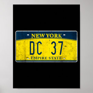 District Council 37 vakbonds trots New York Nyc Poster