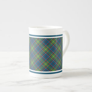 District d'Ayrshire Tartan Bone China Mug