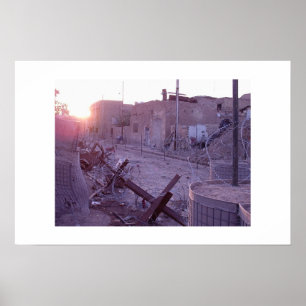 district Jolan, Fallujah Irak Poster
