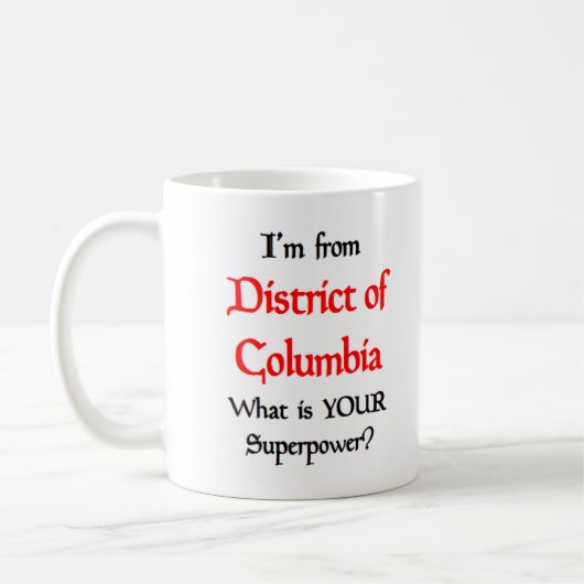 district of columbia coffee mug (Gauche)