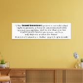 District of Columbia/Heller, 554 U.S. 570 2008 Canvas Afdruk (Insitu (Woonkamer))