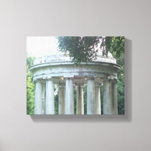District of Columbia War Memorial Canvas Afdruk (Voorkant)