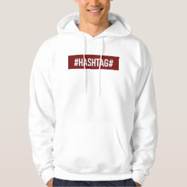 District One Blanc Man "#HASHTAG#" Hoodie