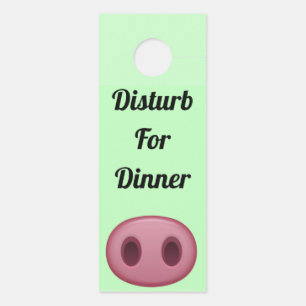 Disturb Pour Affichette de porte Dîner