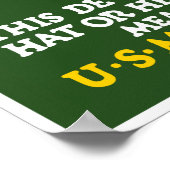 Dit apparaat betekent Amerikaanse mariniers Poster (Hoek)