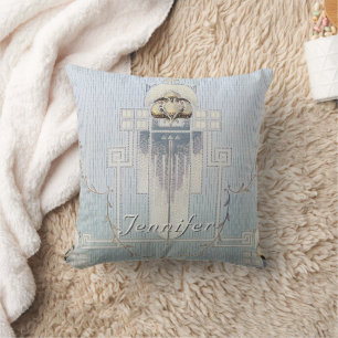 Dit Art Nouveau Home Decor Floral Design wijzigen Kussen