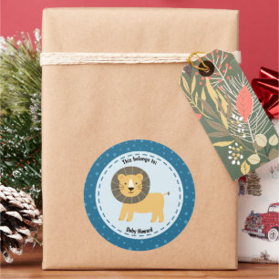 Dit behoort tot de naam Tag Cute Lion Zoo Animals