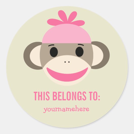 DIT BEHOORT TOT RONDE STICKER (Voorkant)