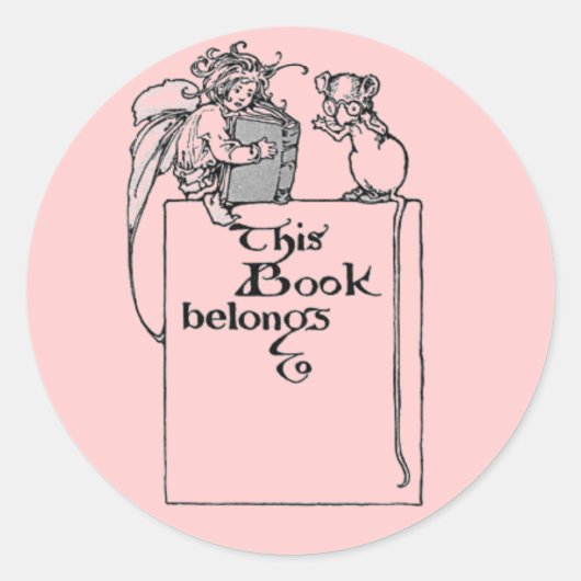 Dit boek behoort toe aan ~ Fairy Sticker (Voorkant)