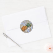 "Dit boek behoort toe aan" Pineapple Beach Sticker (Envelop)