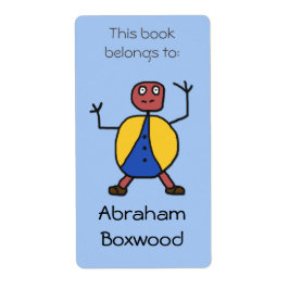 Dit boek behoort tot de aangepaste naam Stick Peop Etiket