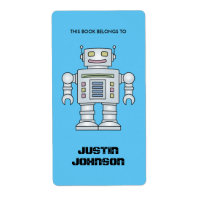 Dit boek behoort tot de kinder etiketten van robot