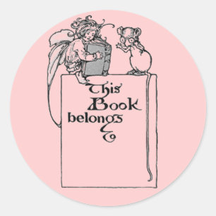 Dit boek behoort tot ~ Fairy Sticker