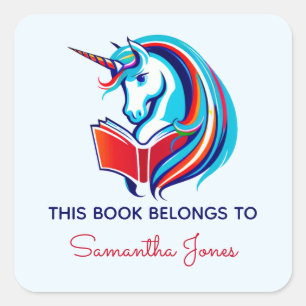 Dit boek behoort tot het boeklabel vierkante sticker