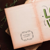 Dit boek behoort tot | Monogram Rubberstempel