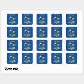 Dit boek behoort tot... Square Stickers personalis (Vel)