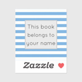 Dit boek behoort tot sticker