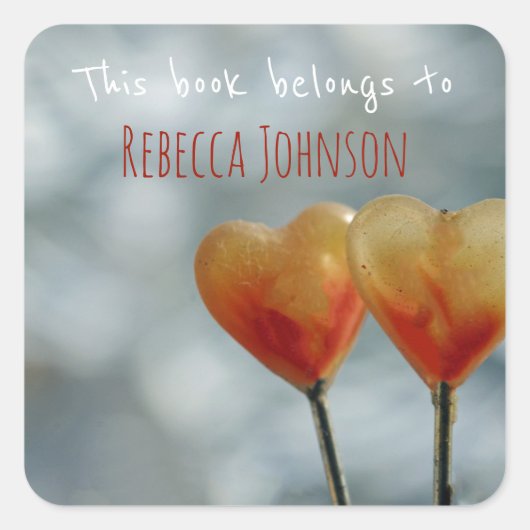 Dit boek behoort tot vierkante sticker (Voorkant)