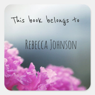 Dit boek behoort tot vierkante sticker