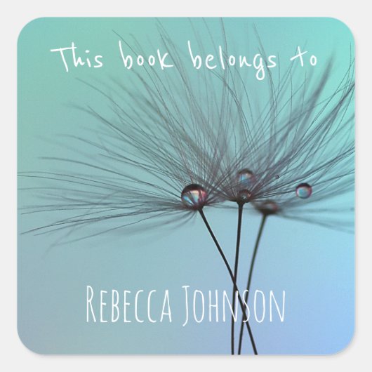 Dit boek behoort tot vierkante sticker (Voorkant)