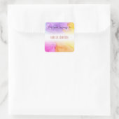 Dit boek behoort tot vierkante sticker (Tas)