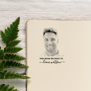 Dit boek hoort bij gepersonaliseerde foto rubberstempel