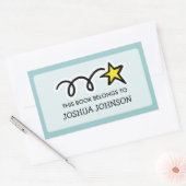 Dit boek hoort bij label sticker | vallende ster (Envelop)