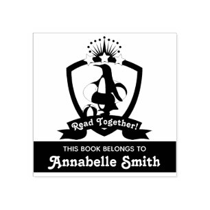 Dit boek is van Cute Penguin Kids-boekplaat Rubberstempel