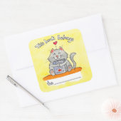 Dit boek is van kat sticker Door Nicole Janes (Envelop)