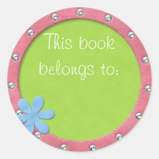 Dit boek is van sticker (Voorkant)