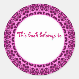 DIT BOEK IS VAN... stickers