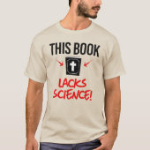 Dit boek mist wetenschap t-shirt (Voorkant)
