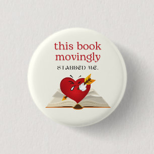 Dit boek stak me op mijn speld ronde button 3,2 cm