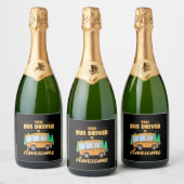 Dit busstuurprogramma is Geweldige Sparkling Wijnetiket (Flessen)
