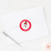 Dit cadeau is voor kerstcadeau-Label Ronde Sticker (Envelop)