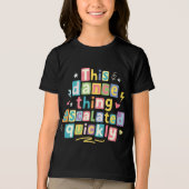 Dit dansgedoe escaleerde snel Tri-Blend shirt (Voorkant)