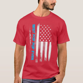 Dit Draag Beste PopPop EverAmerican vlag T-shirt