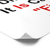 Dit examen is "definitief" poster (Hoek)