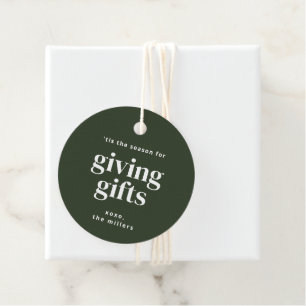 'Dit Gift Giving Season Gift Labels